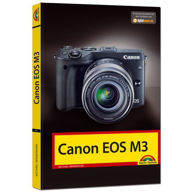 Das Cover des Kamerahandbuchs zur Canon EOS M3