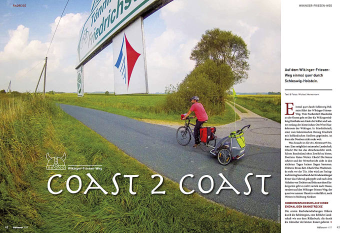 Coast 2 Coast - erschienen im RADtouren Magazin 04/2017